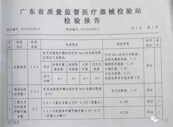 醫用消毒超聲耦合劑